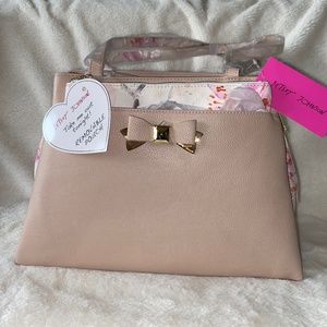 Betsey Johnson Rose Floral Jaime Shoulder Bag